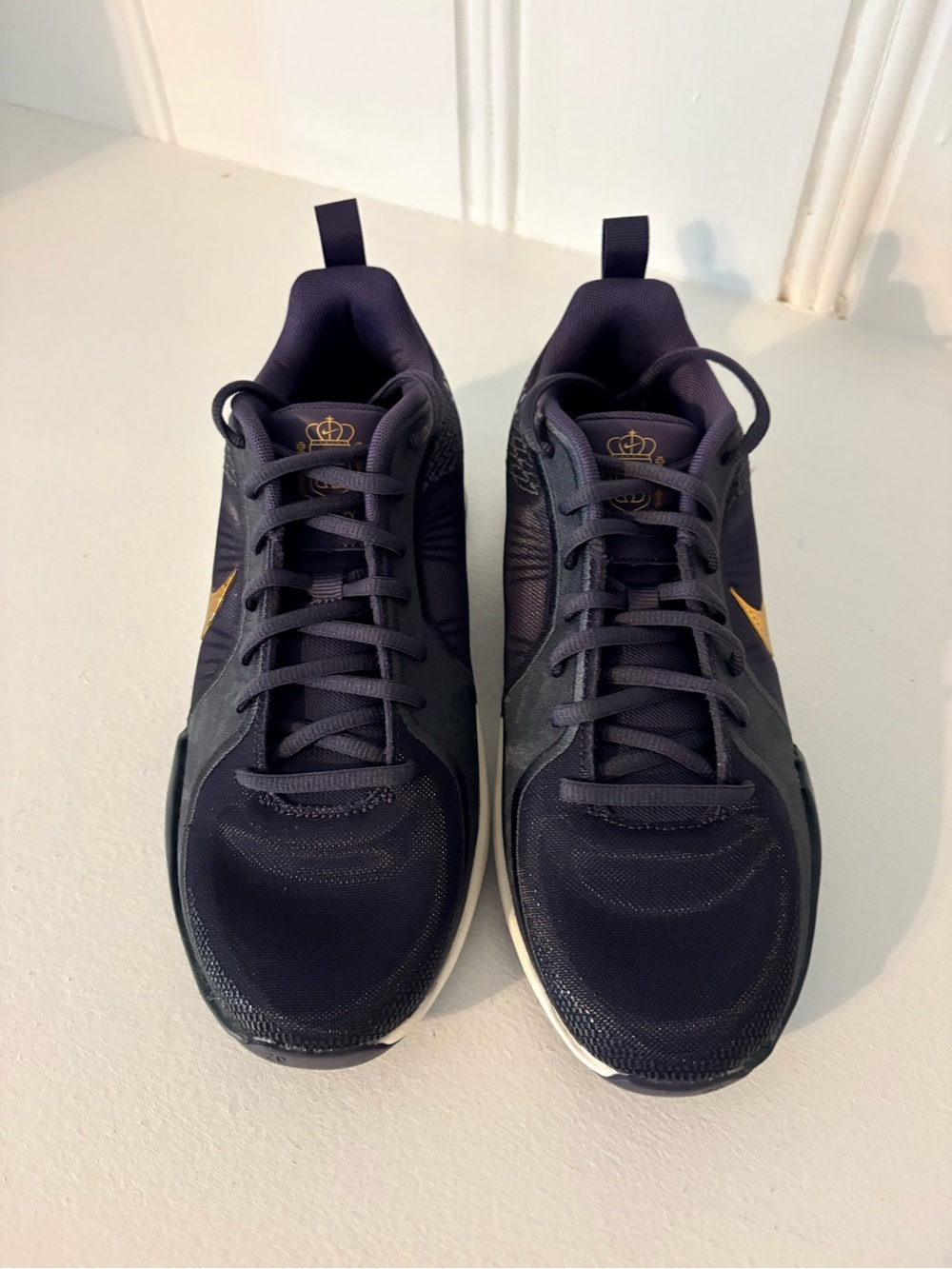 Nike Women's Sabrina 2 Basketball Shoes Purple and Gold